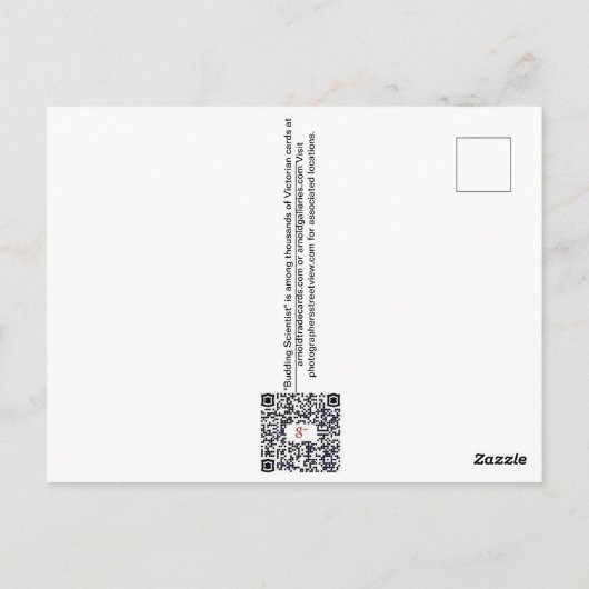 Carte Postale "Budding Scientist" (Dos)