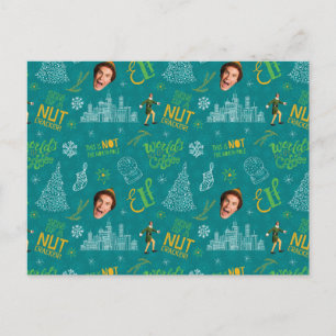 Carte Postale Buddy le Motif de devis Turquoise Elf