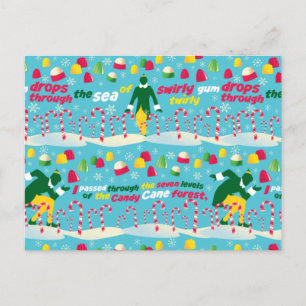 Carte Postale Buddy le Motif Elf Candy