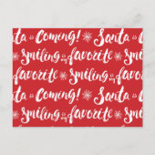 Carte Postale Buddy l'Elfe | Sourire est mon Motif favori (Devant)