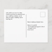 Carte Postale BUDGET Blue Thistle Eucalyptus Mariage Wonderland (Dos)