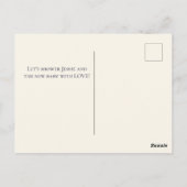 Carte Postale Budget Boho Baby Buggy Douche (Dos)