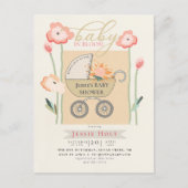 Carte Postale Budget Boho Baby Buggy Douche (Devant)
