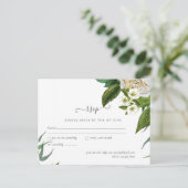 Carte Postale BUDGET Bouquet de roses blanches Floral mariage (Debout devant)