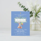 Carte Postale Budget d'invitation religieuse de Pâques (Debout devant)