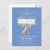 Carte Postale Budget d'invitation religieuse de Pâques (Devant / Derrière)