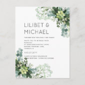 Carte Postale BUDGET Eucalyptus Mariage de verdure (Devant)