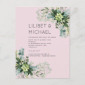 Carte Postale BUDGET Eucalyptus Mariage du feuillage vert (Devant)