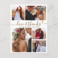 Budget Love et Merci Collage Mariage Merci