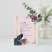 Carte Postale BUDGET Mariage d'hiver ou d'automne en Bourgogne (Debout devant)