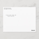 Carte Postale Budget Moderne Photo Blush Pink Arch Graduation (Dos)