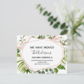 Carte Postale Budget Moving Announcement Eucalyptus Greenery (Debout devant)