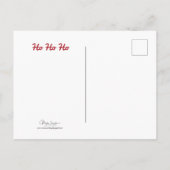 Carte Postale Budget Père Noël Chihuahua Chien Rouge Drôle Migno (Dos)