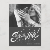 Carte Postale Budget photo Mariage décontracté Enregistrer la da (Devant)