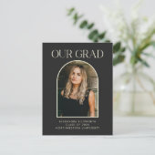 Carte Postale Budget Photo moderne Arc Noir Graduation (Debout devant)