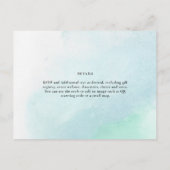 Carte Postale BUDGET Verre de mer Moderne Date de sauvegarde Mar (Dos)