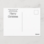 Carte Postale Budget Xmas (Dos)
