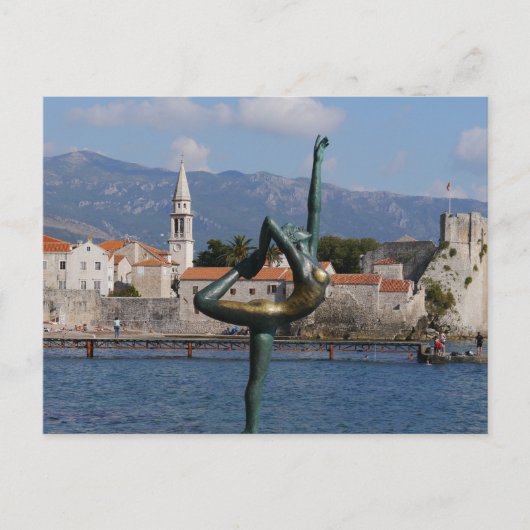 Carte Postale Budva, Monténégro (Devant)