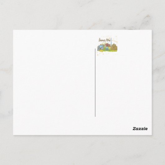 Carte Postale Buenos Aires (Dos)