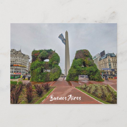 Carte Postale Buenos Aires, Argentine (Devant)