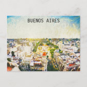 Carte Postale Buenos Aires Argentine Painting (Devant)