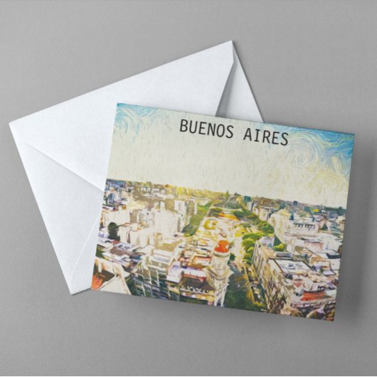 Carte Postale Buenos Aires Argentine Painting