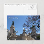 Carte Postale buenos aires congreso (Devant / Derrière)