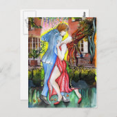 Carte Postale Buenos Aires del Sur Tango (Devant / Derrière)