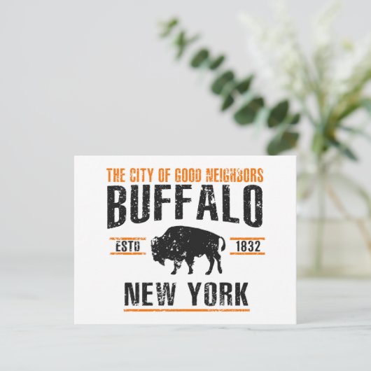 Carte Postale Buffalo (Debout devant)