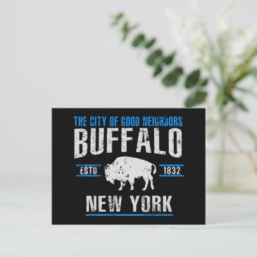 Carte Postale Buffalo (Debout devant)