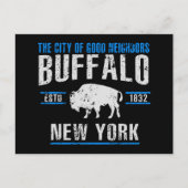 Carte Postale Buffalo (Devant)