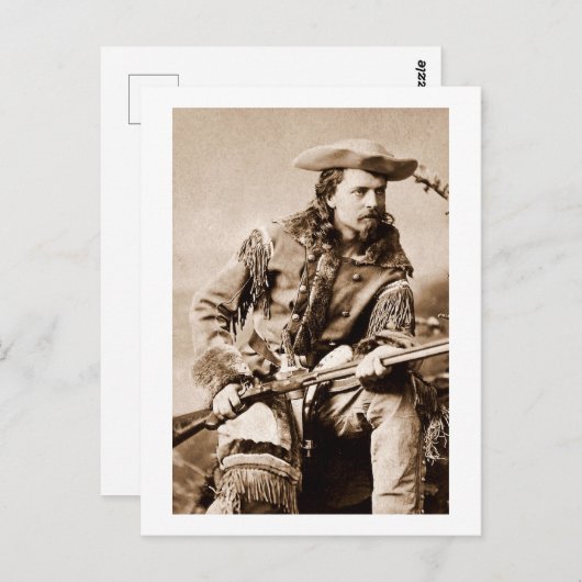 Carte postale Buffalo Bill (Devant / Derrière)