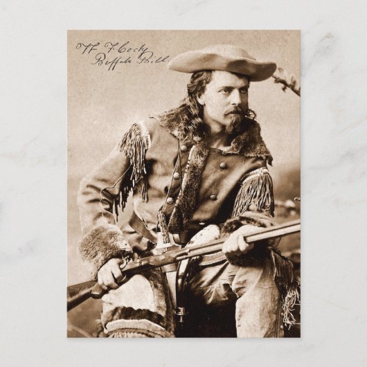 Carte postale Buffalo Bill (Devant)