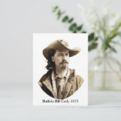 Carte Postale Buffalo Bill Cody 1875 (Debout devant)
