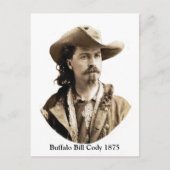 Carte Postale Buffalo Bill Cody 1875 (Devant)