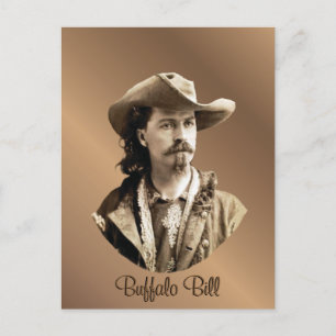 Carte Postale Buffalo Bill Cody 1875