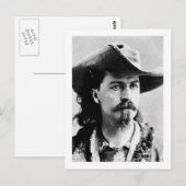 Carte Postale Buffalo Bill Cody Scout occidental Wild West Showm (Devant / Derrière)