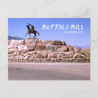 Carte Postale Buffalo Bill Colorado 1970 Retro Travel Image