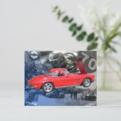 Carte Postale Buffalo Bill Corvette Show Poster (Debout devant)