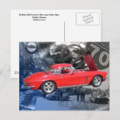 Carte Postale Buffalo Bill Corvette Show Poster (Devant / Derrière)