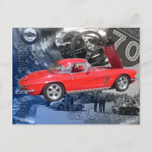 Carte Postale Buffalo Bill Corvette Show Poster