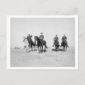 Carte Postale Buffalo Bill, Général Miles, Capitaine Baldwin (Devant)