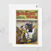 Carte Postale Buffalo Bill Weekly 1917 Consacré à Far West Life (Devant / Derrière)