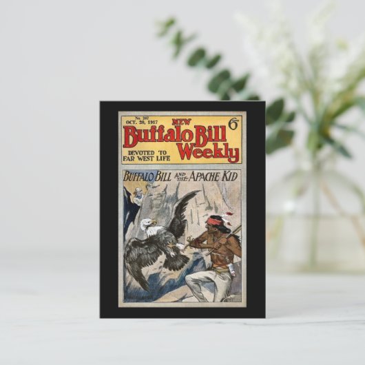 Carte Postale Buffalo Bill Weekly 1917 - The Apache Kid (Debout devant)