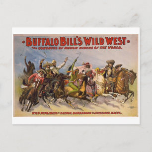 Carte Postale Buffalo Bills Wild West Show
