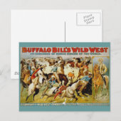 Carte Postale Buffalo Bill's Wild West Show (Devant / Derrière)