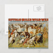 Carte Postale Buffalo Bill's Wild West Show (Devant / Derrière)