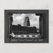 Carte Postale Buffalo 'Central Terminal' est. 1929 (Devant)