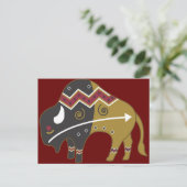 Carte Postale Buffalo indien (Debout devant)