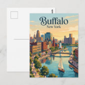 Carte Postale Buffalo, New York (Devant / Derrière)